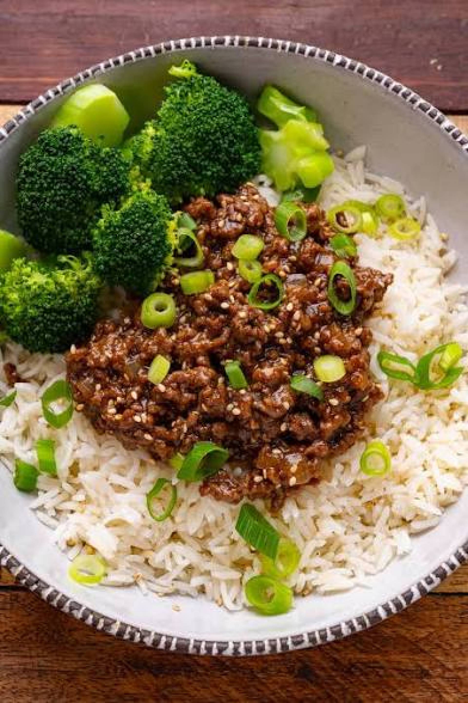 Teriyaki Ground Beef Bowl