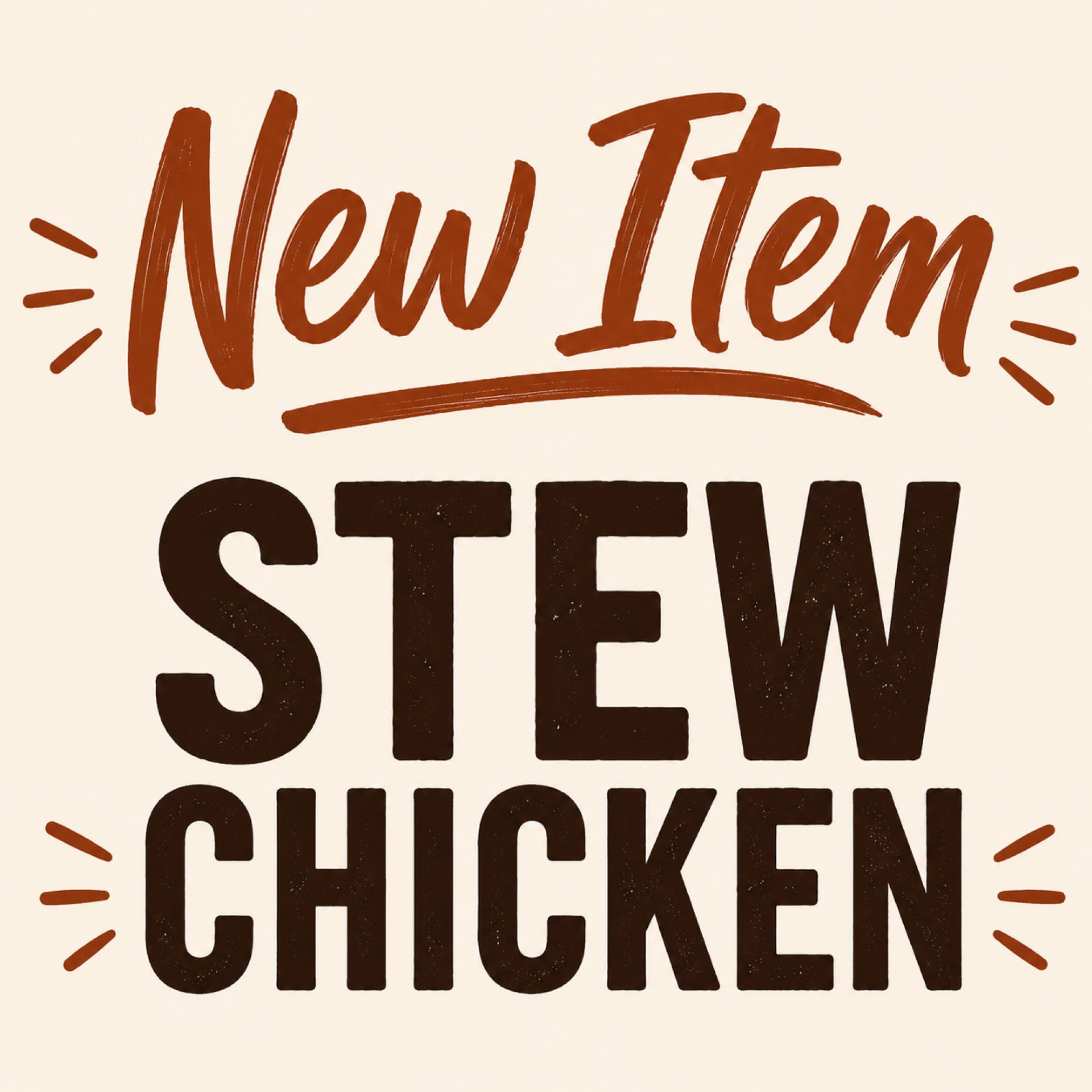 Stew Chicken Bowl