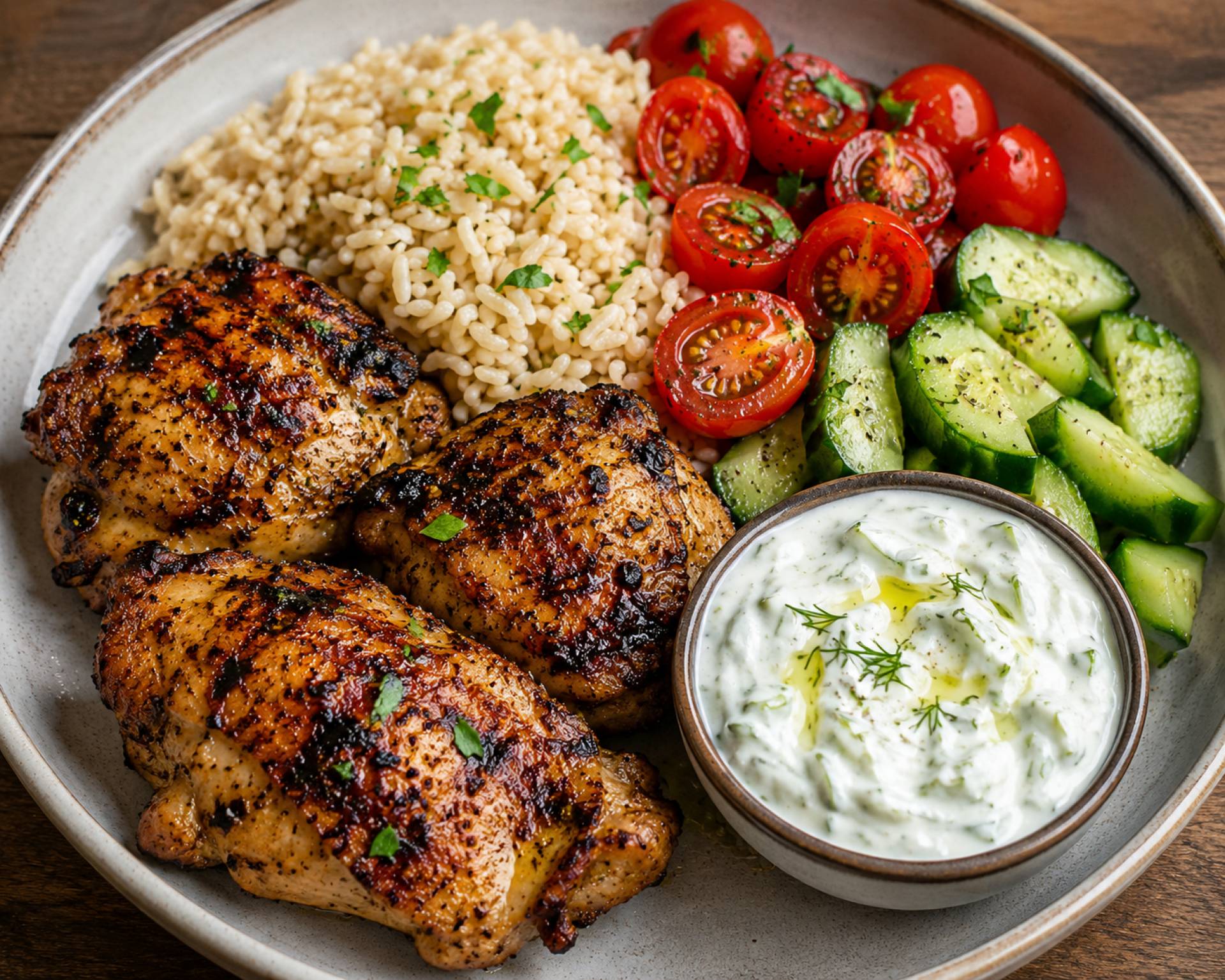 Chicken Tzatziki Bowl