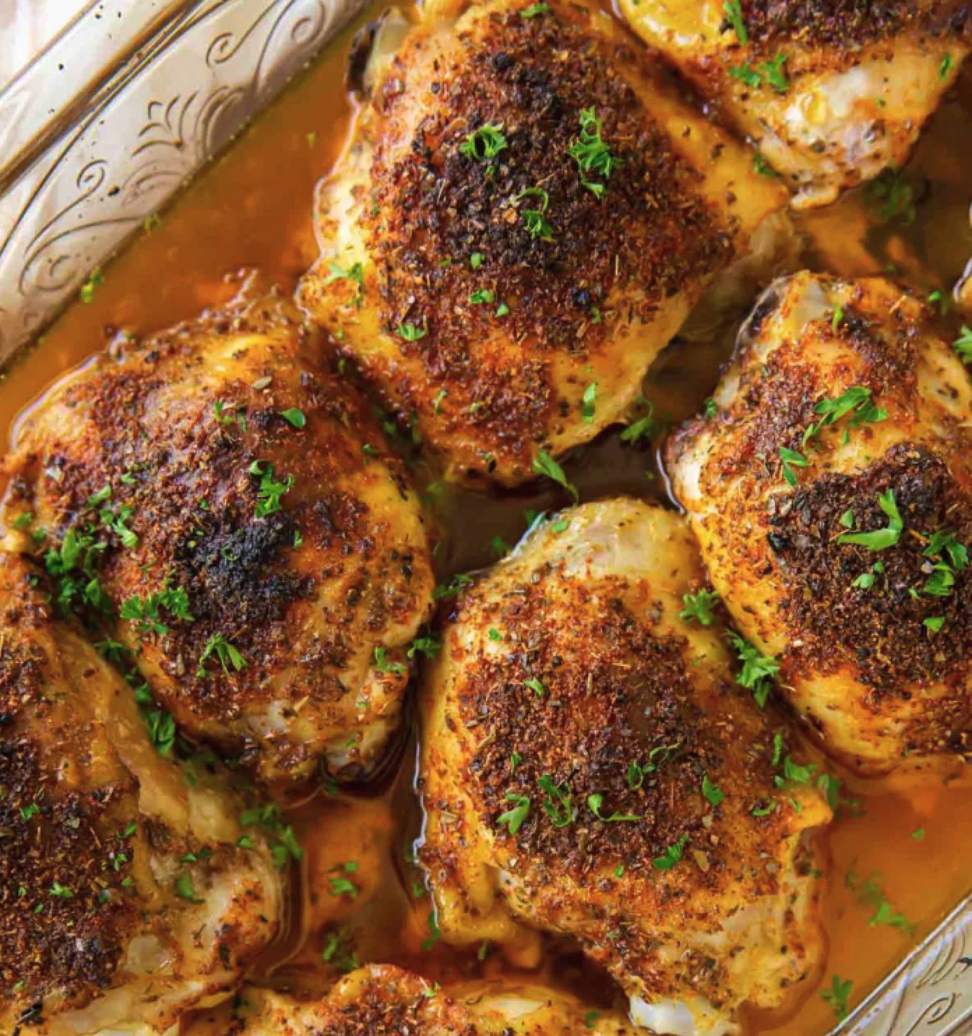 Herb Roasted Chicken Thighs