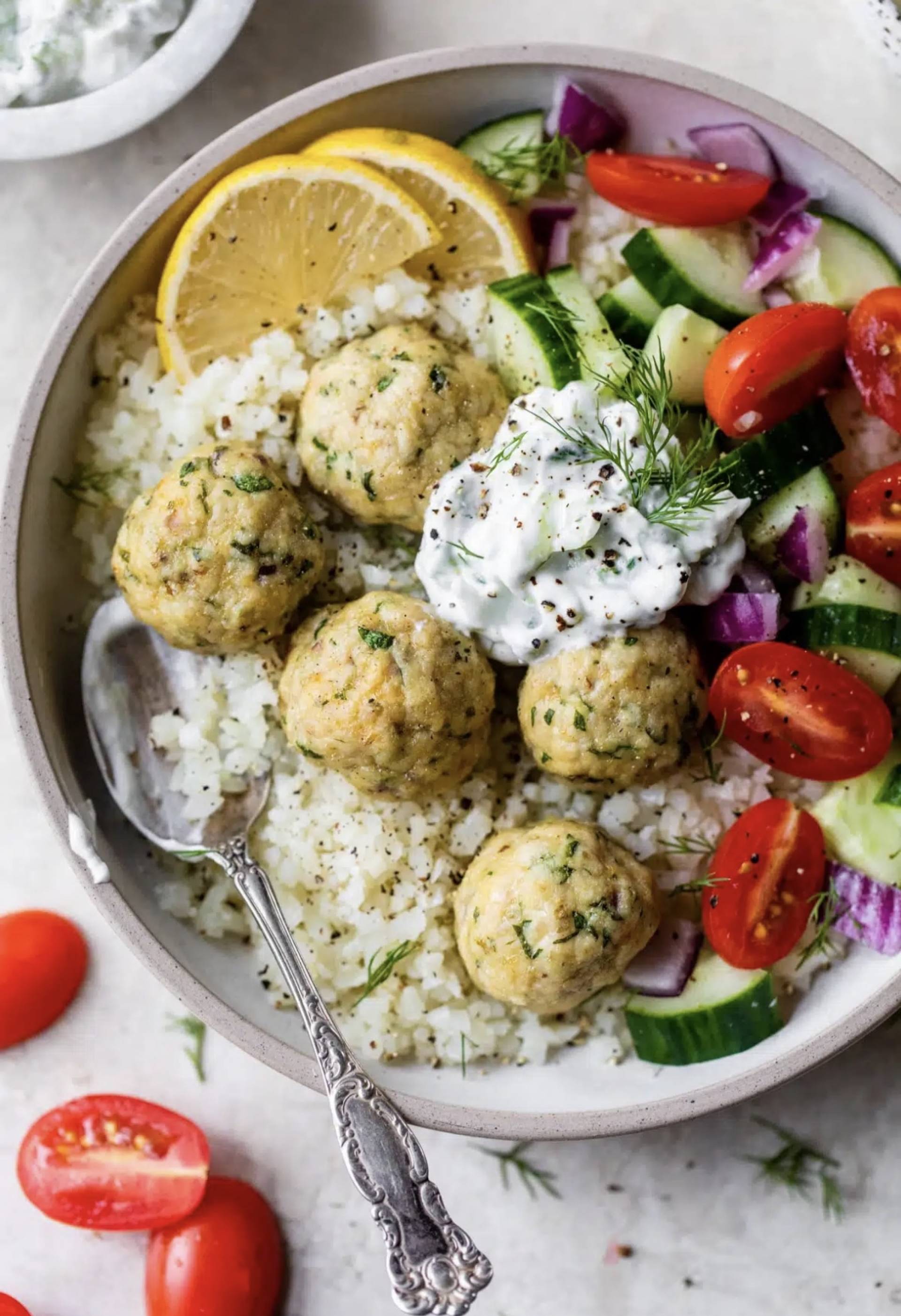 Greek Turkey Meatballs