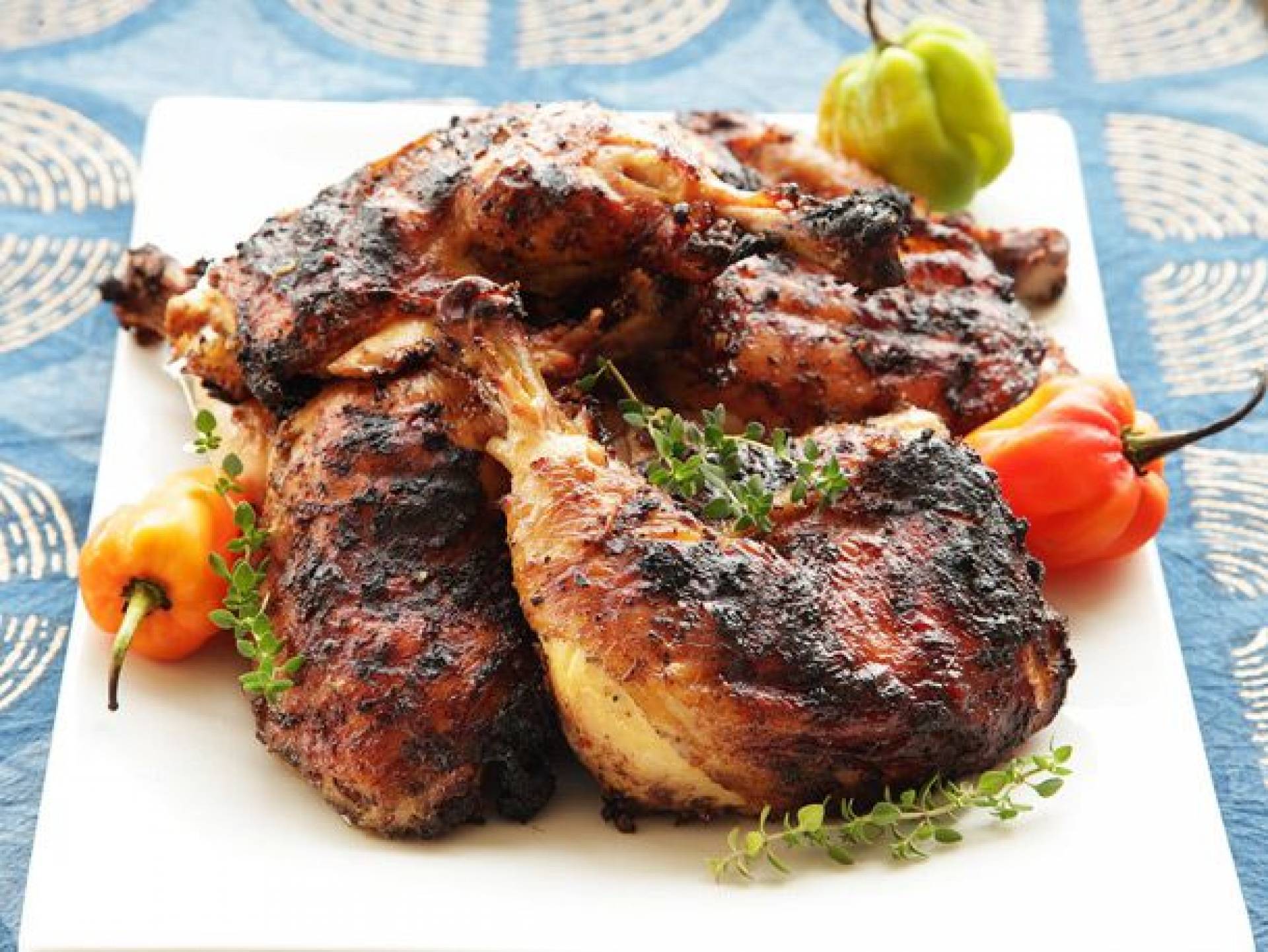 Jerk-Spiced Chicken Leg Quarters