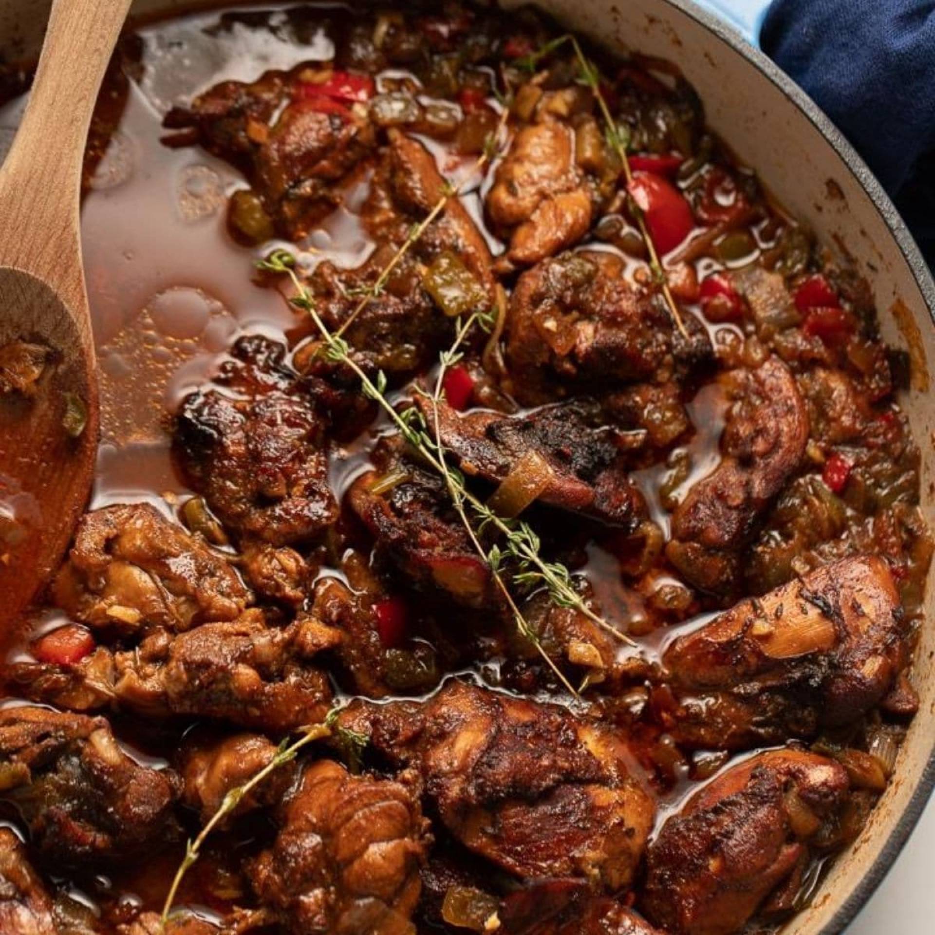 Brown Stew Chicken- Low Carb