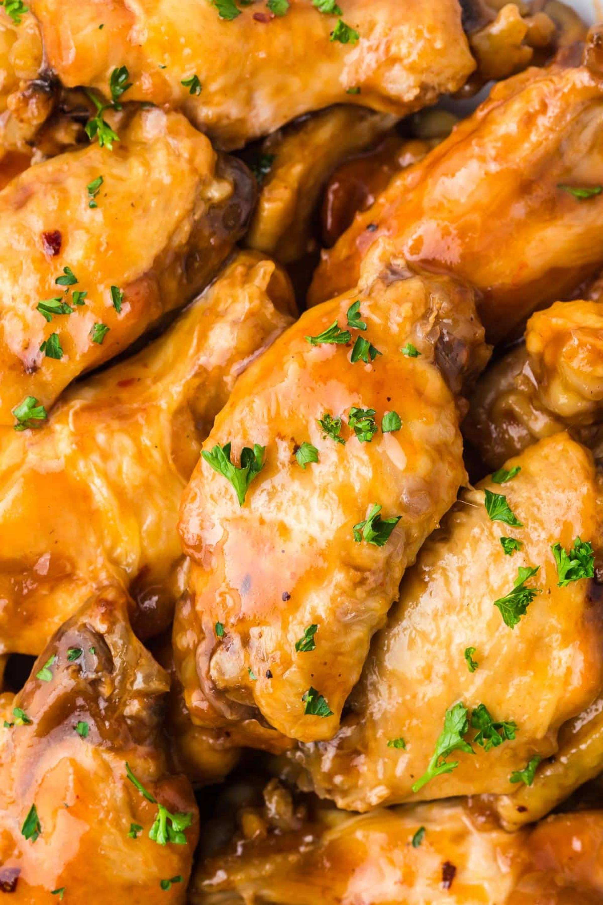 Golden BBQ Chicken Wings