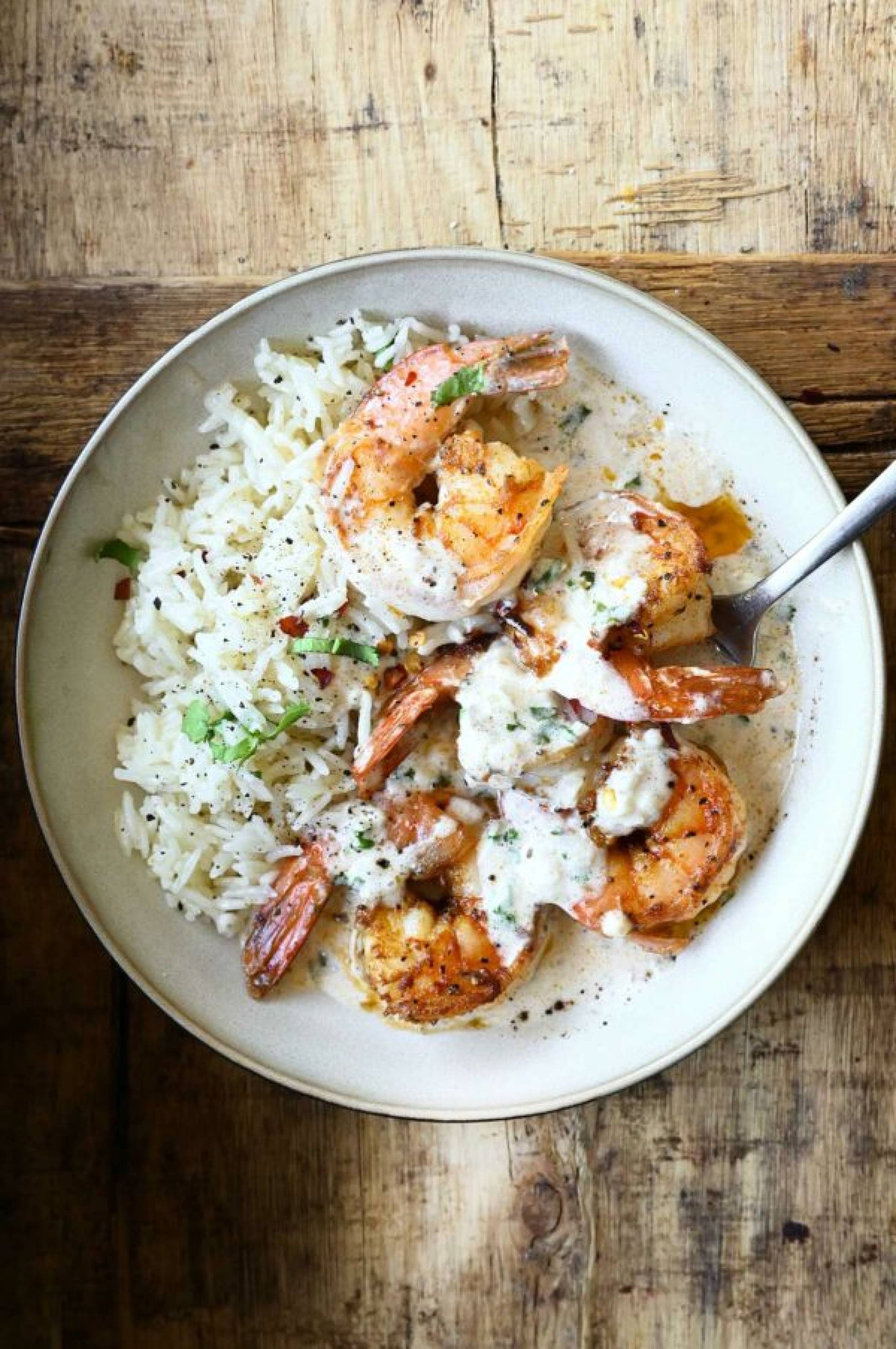 Coconut Garlic Shrimp