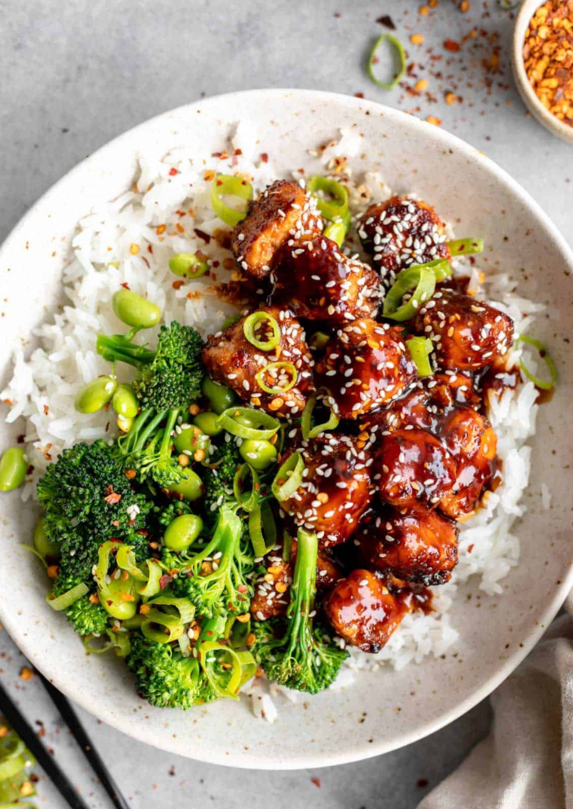 Teriyaki Salmon Bites