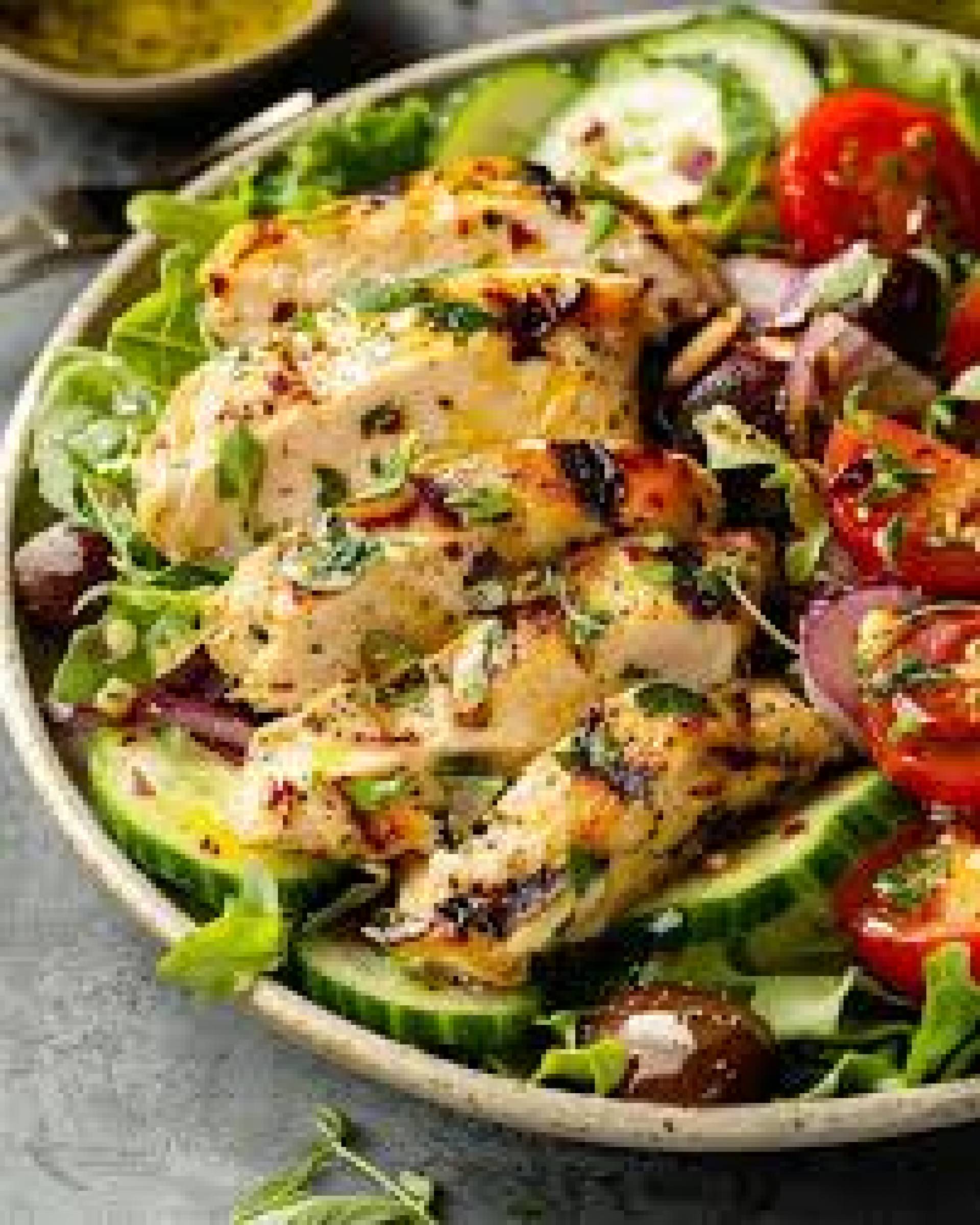 Balsamic Lemon Garden Salad
