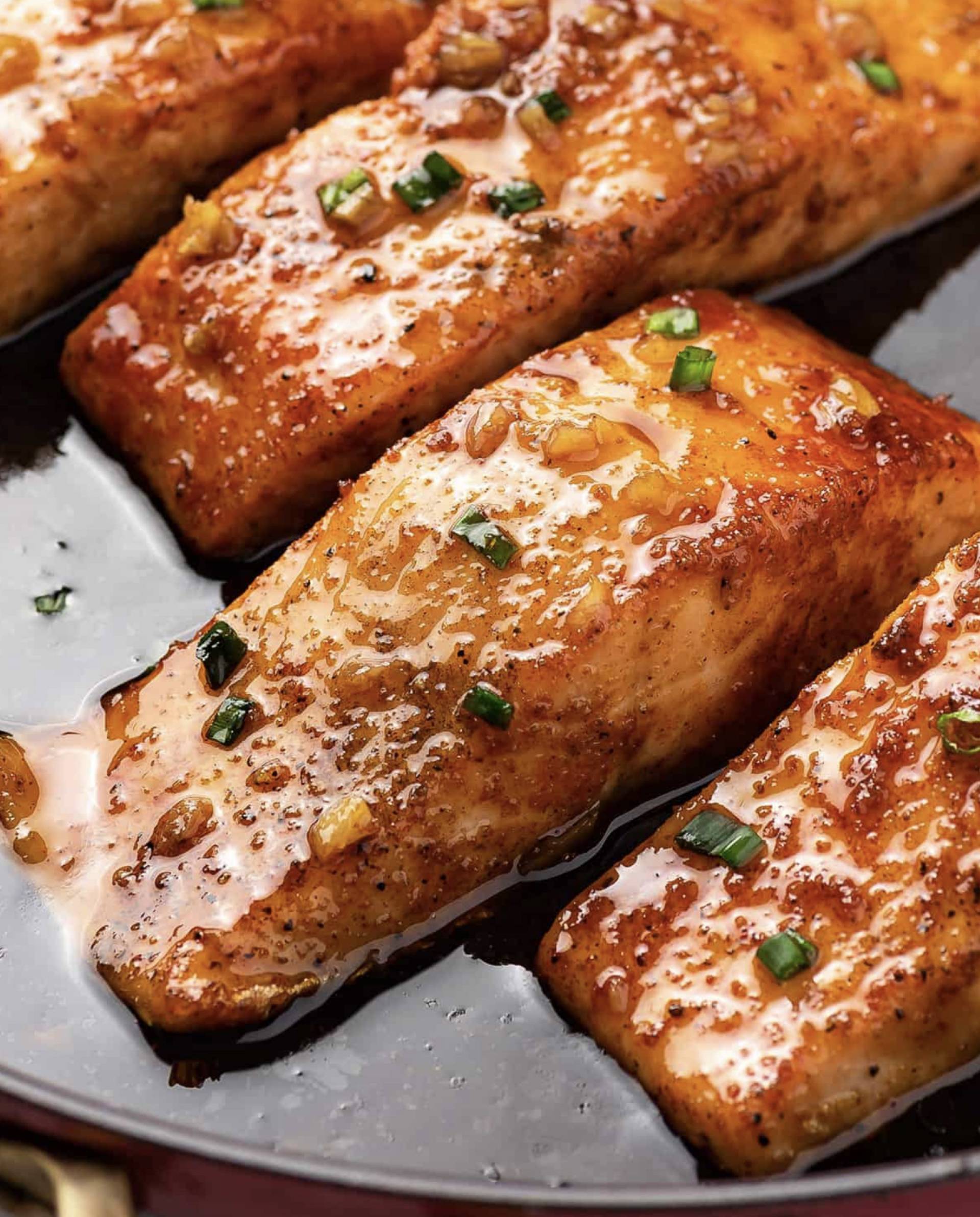 Honey Garlic Salmon Low Carb