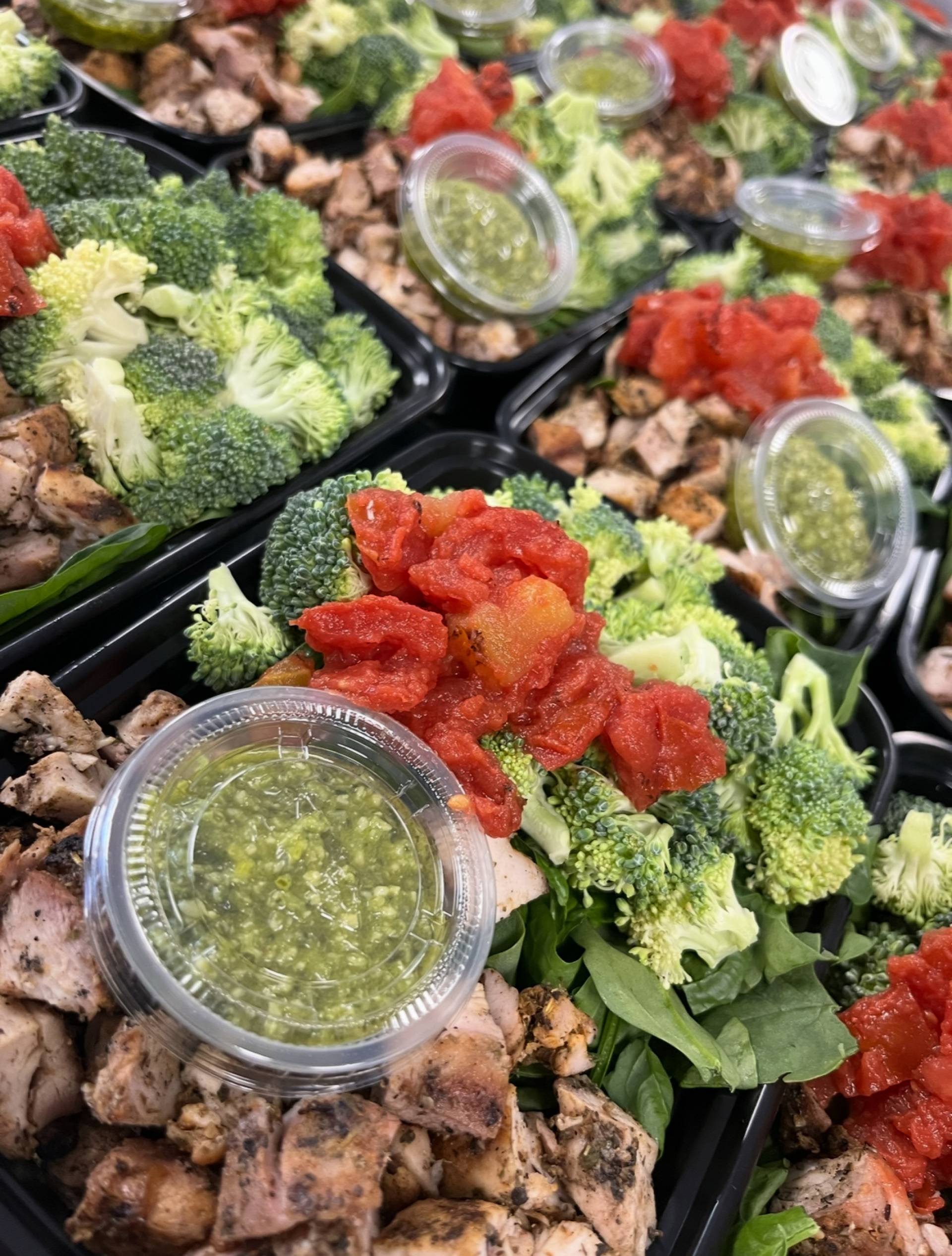 Italian Chicken Pesto Bowl