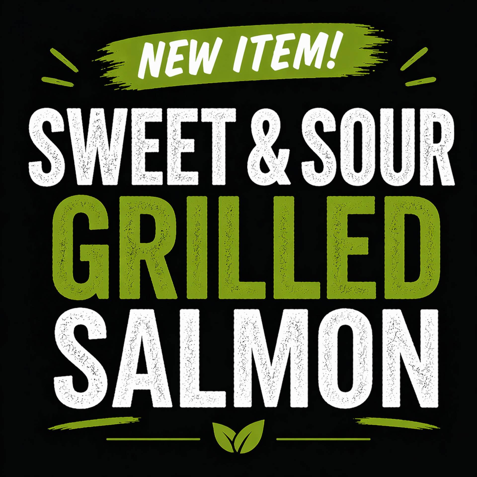 Sweet & Sour Salmon