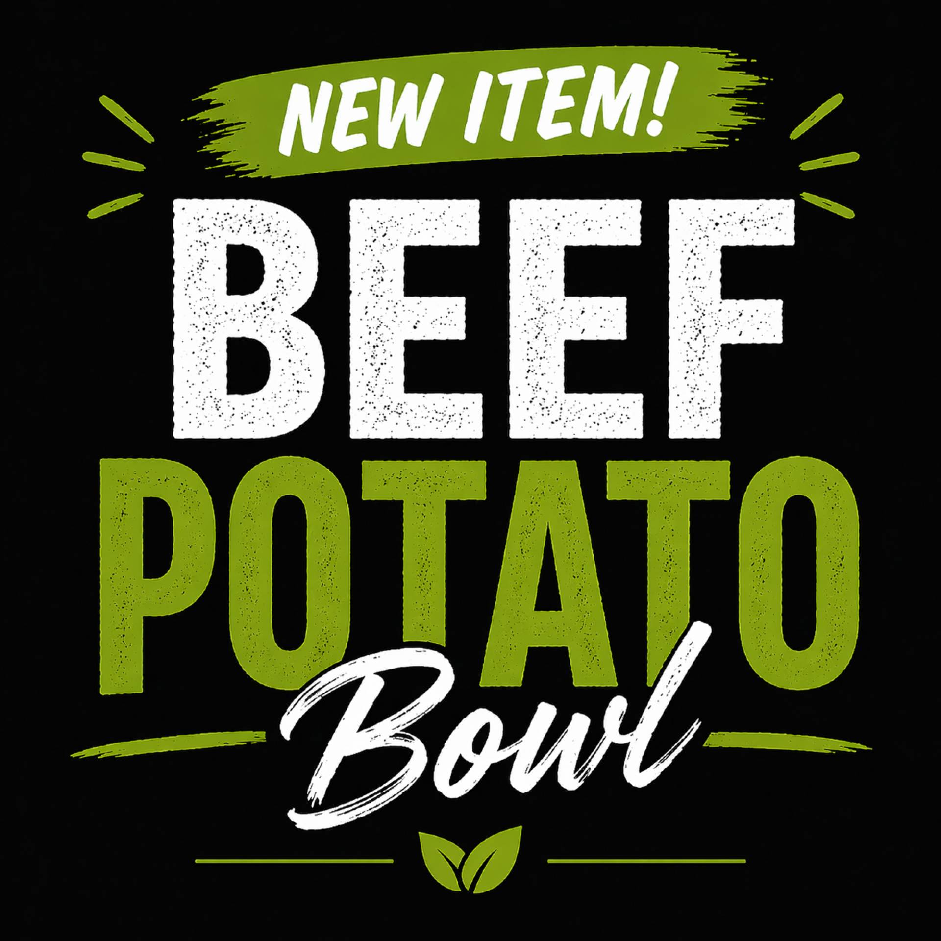 Beef Potato Bowl