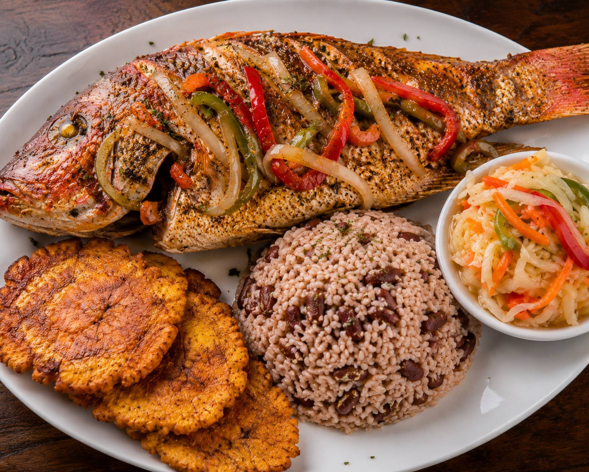 Baked Whole Snapper