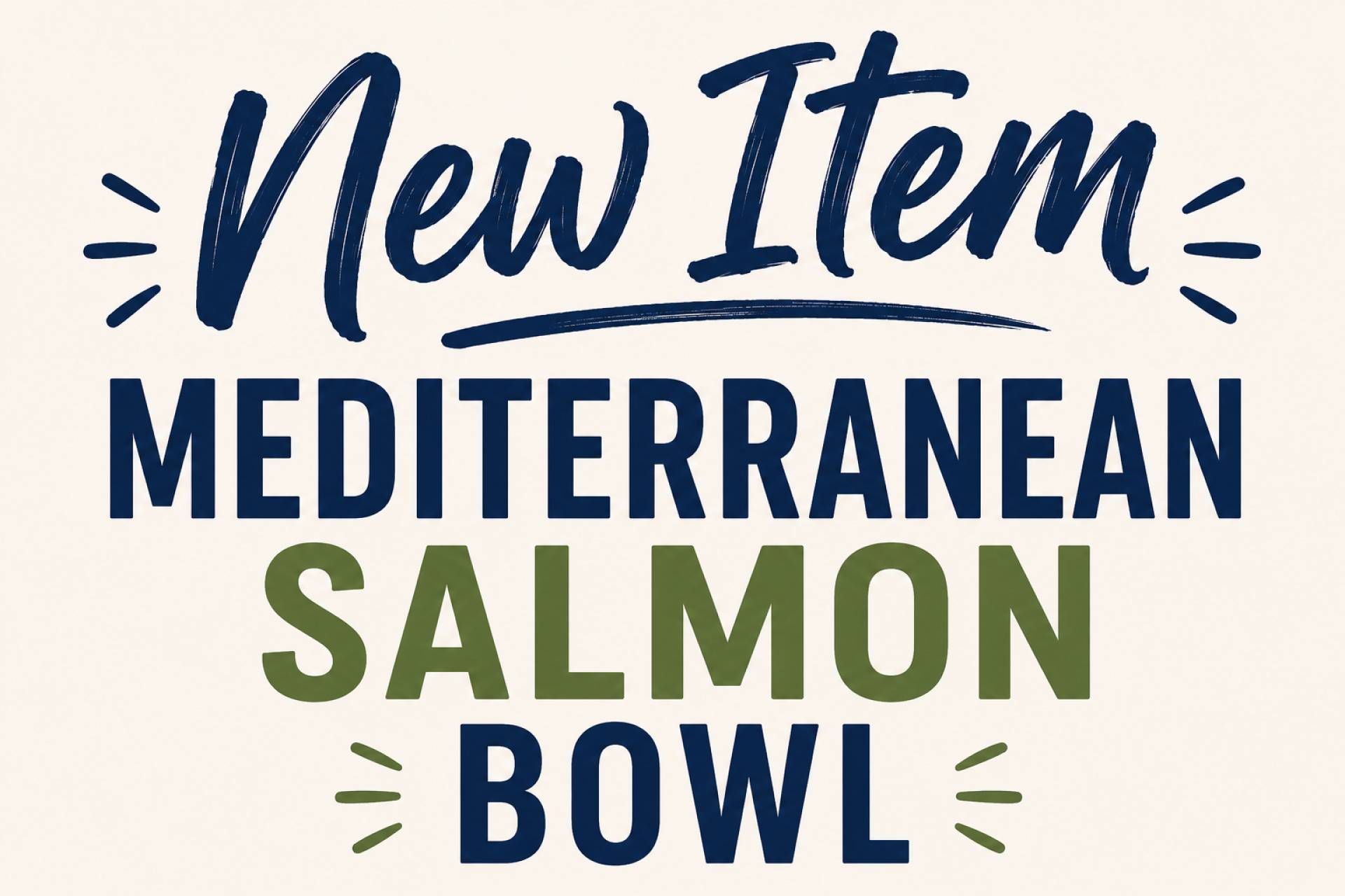 Mediterranean Salmon Bowl