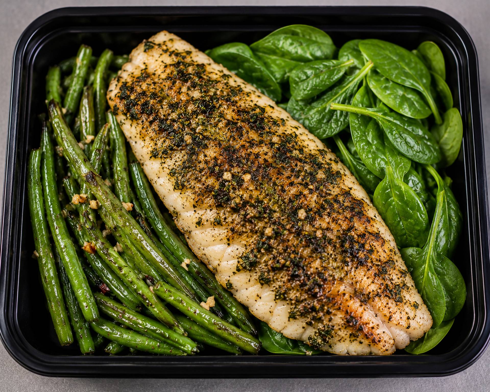 Herb Crusted Branzino