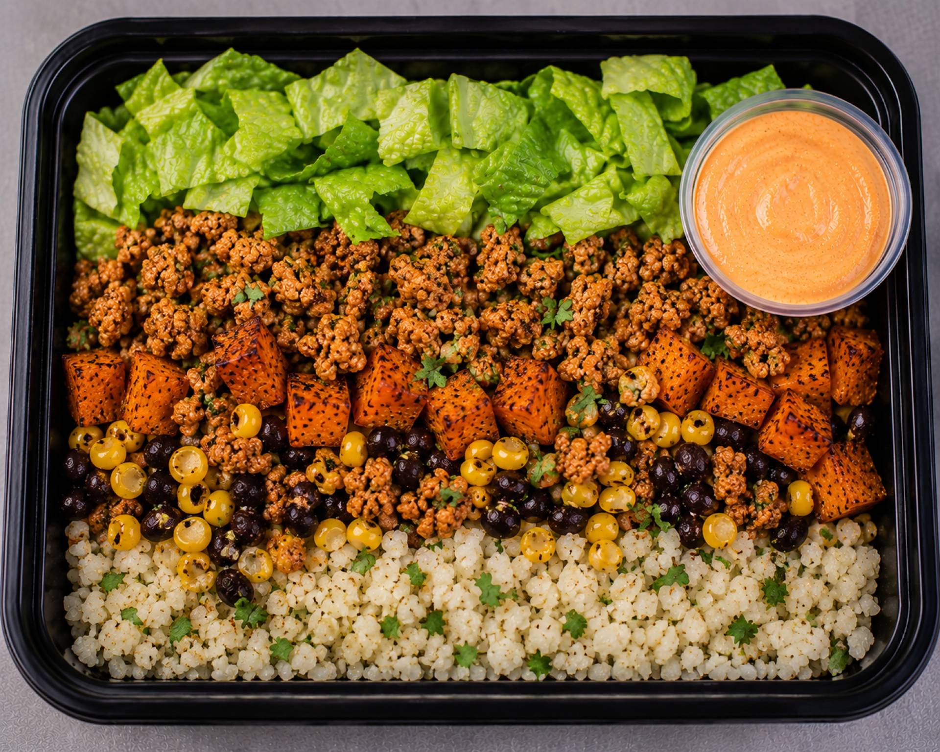 Turkey Taco Cauliflower Rice Bowl